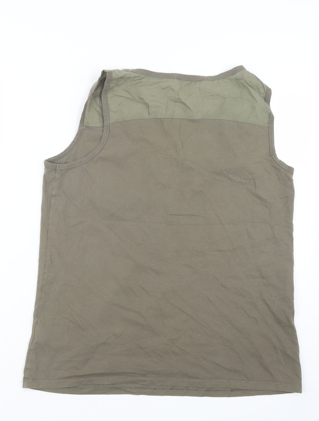 Marks and Spencer Womens Green   Basic Tank Size 18