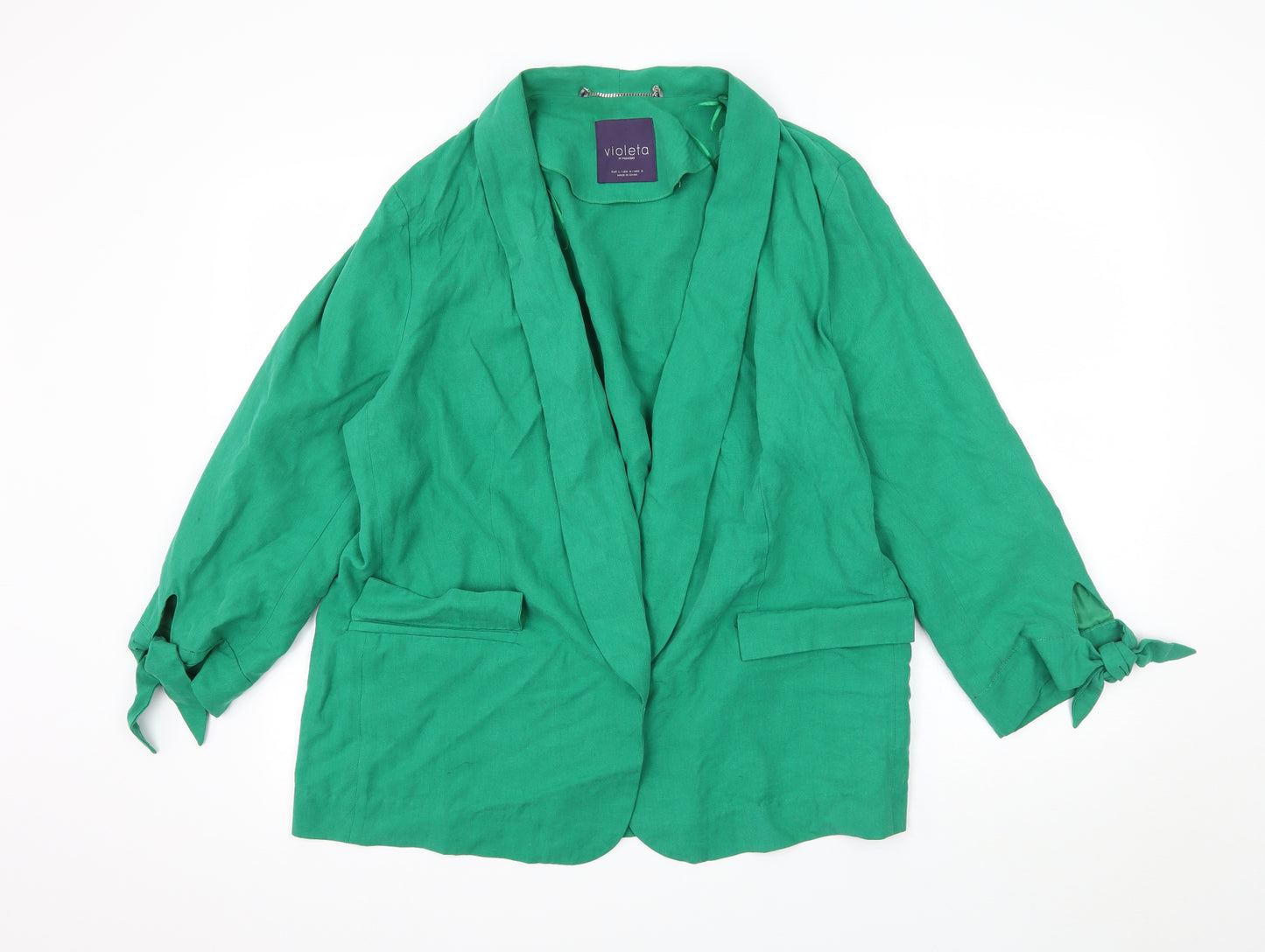 Violeta Womens Green   Jacket  Size 10