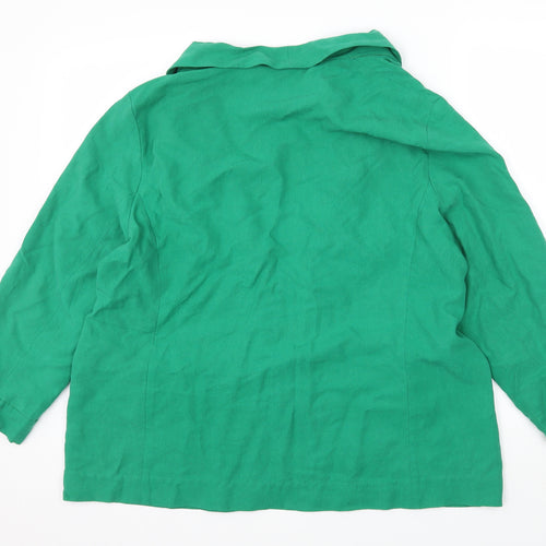 Violeta Womens Green   Jacket  Size 10