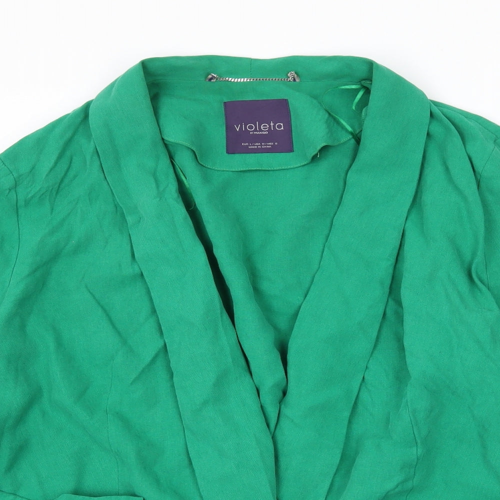 Violeta Womens Green   Jacket  Size 10