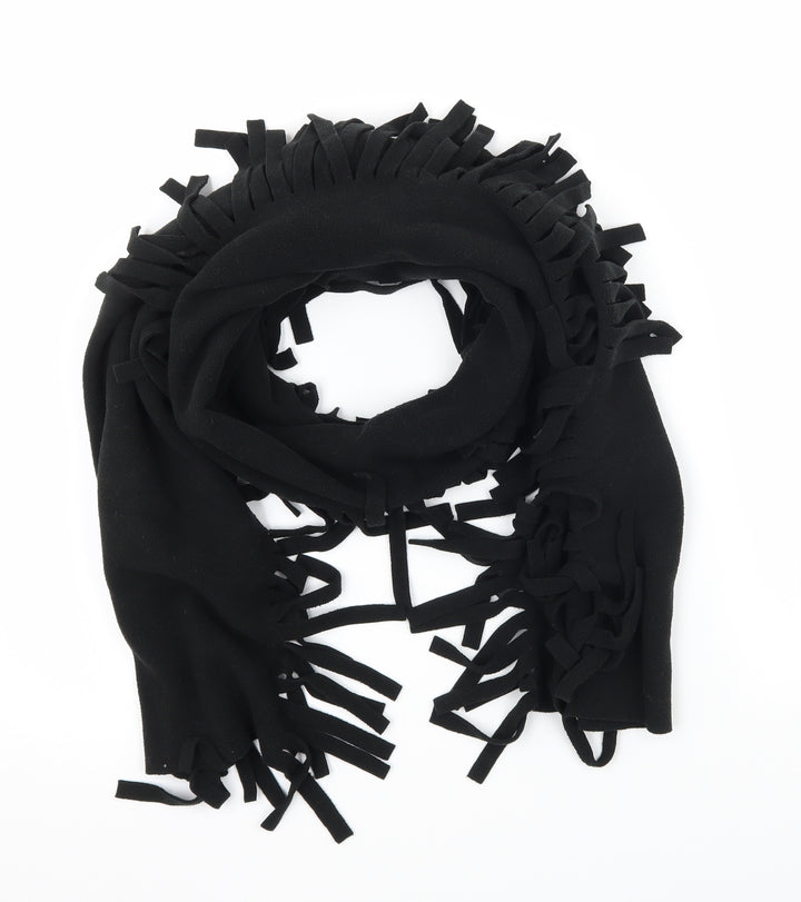Preworn Womens Black  Knit  Scarf