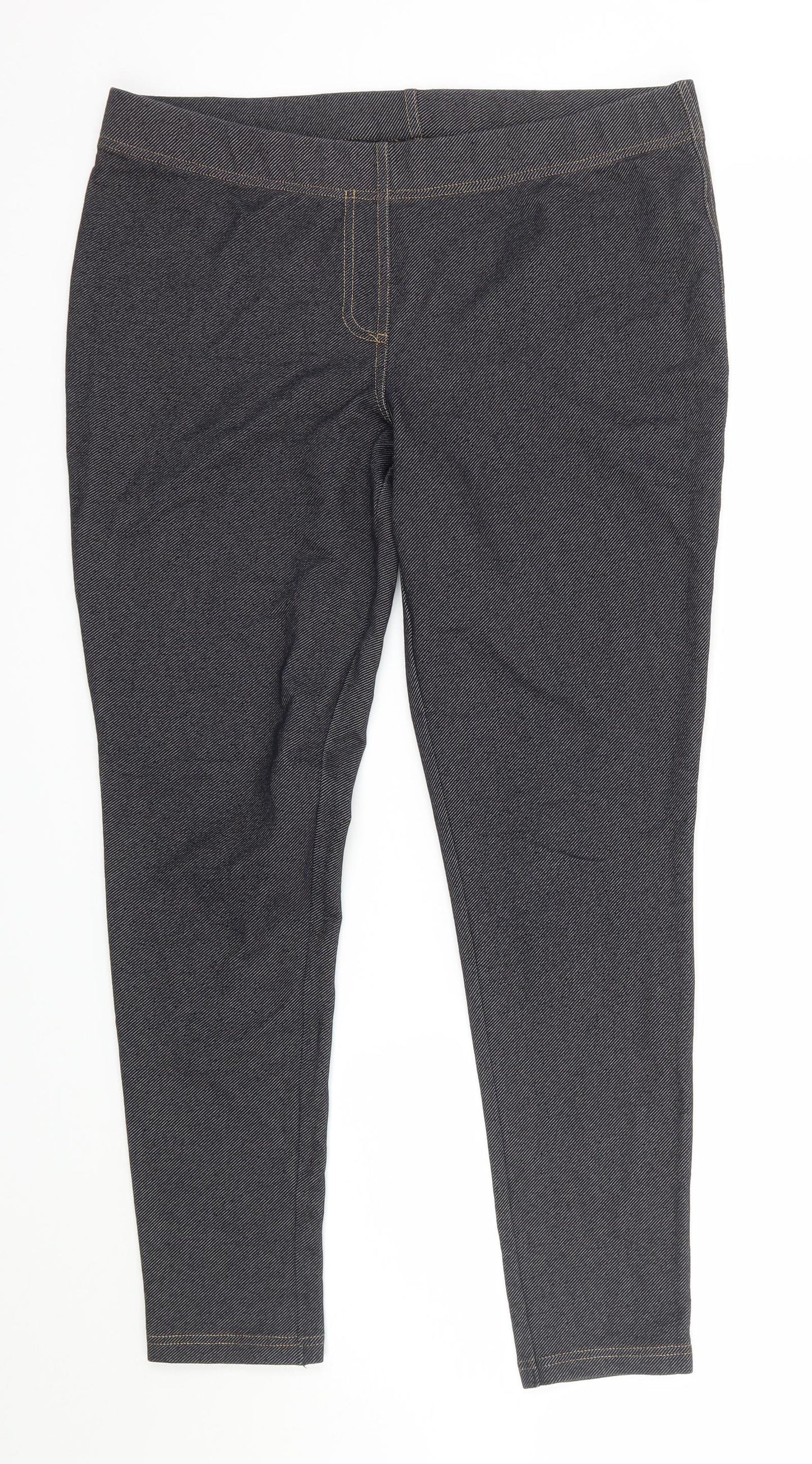 Papaya Womens Blue   Jegging Leggings Size 14 L26 in