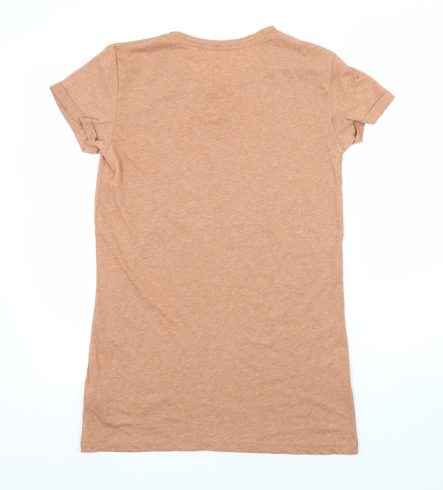 Primark Womens Brown  Jersey Basic T-Shirt Size XS