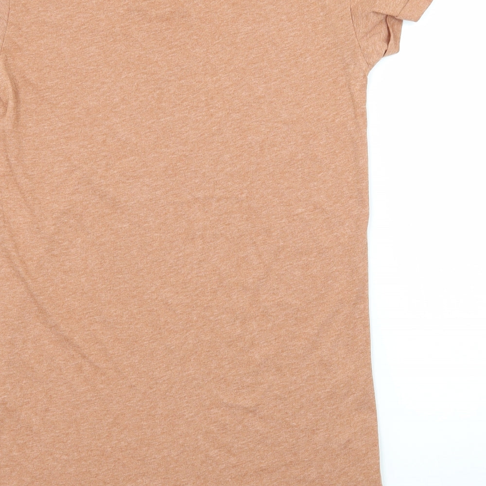 Primark Womens Brown  Jersey Basic T-Shirt Size XS