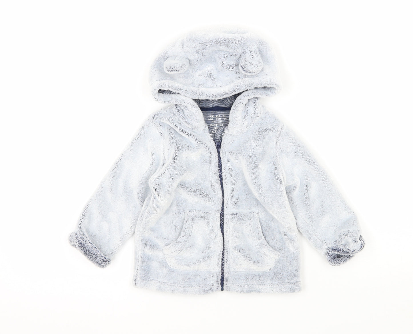 F&F Baby Blue  Fleece Jacket  Size 6-9 Months