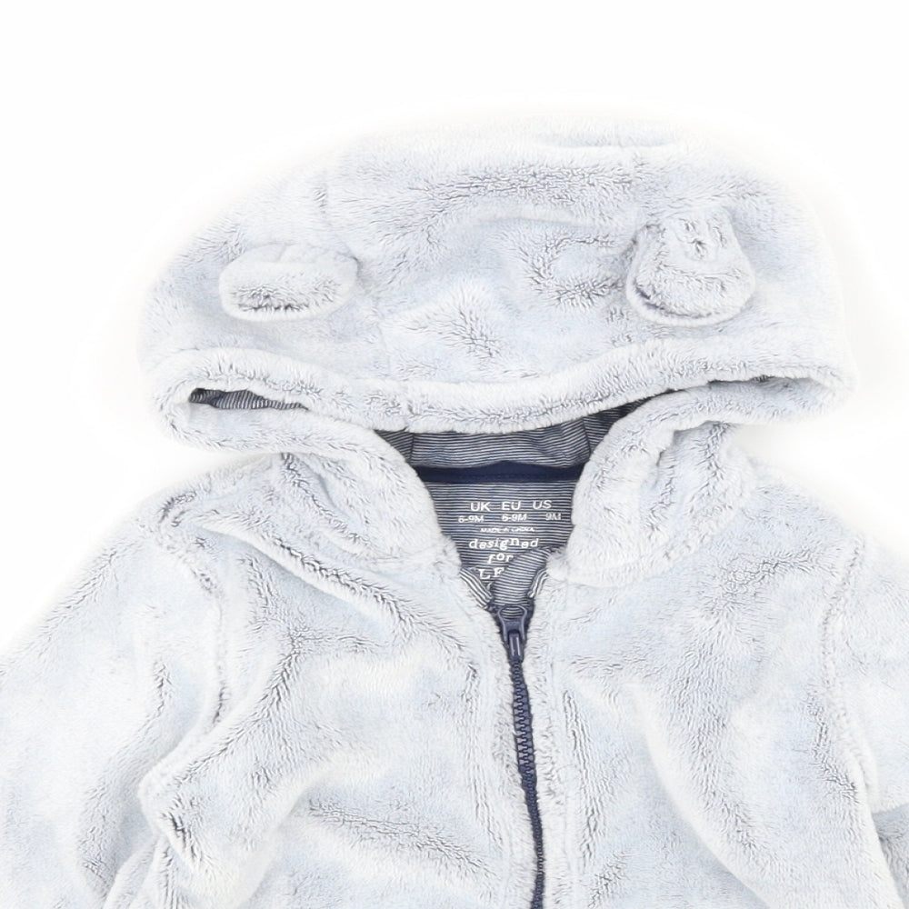 F&F Baby Blue  Fleece Jacket  Size 6-9 Months