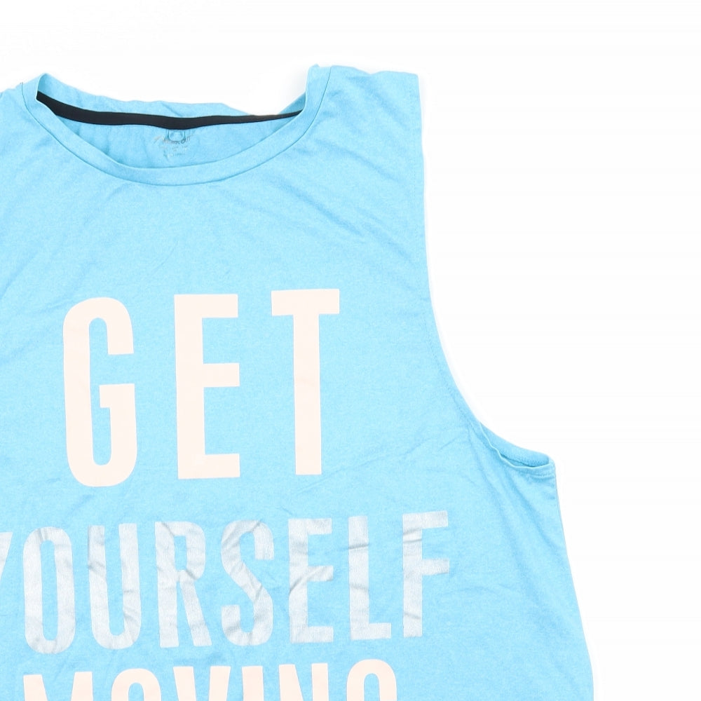 Atmosphere Womens Blue  Jersey Basic Tank Size 18