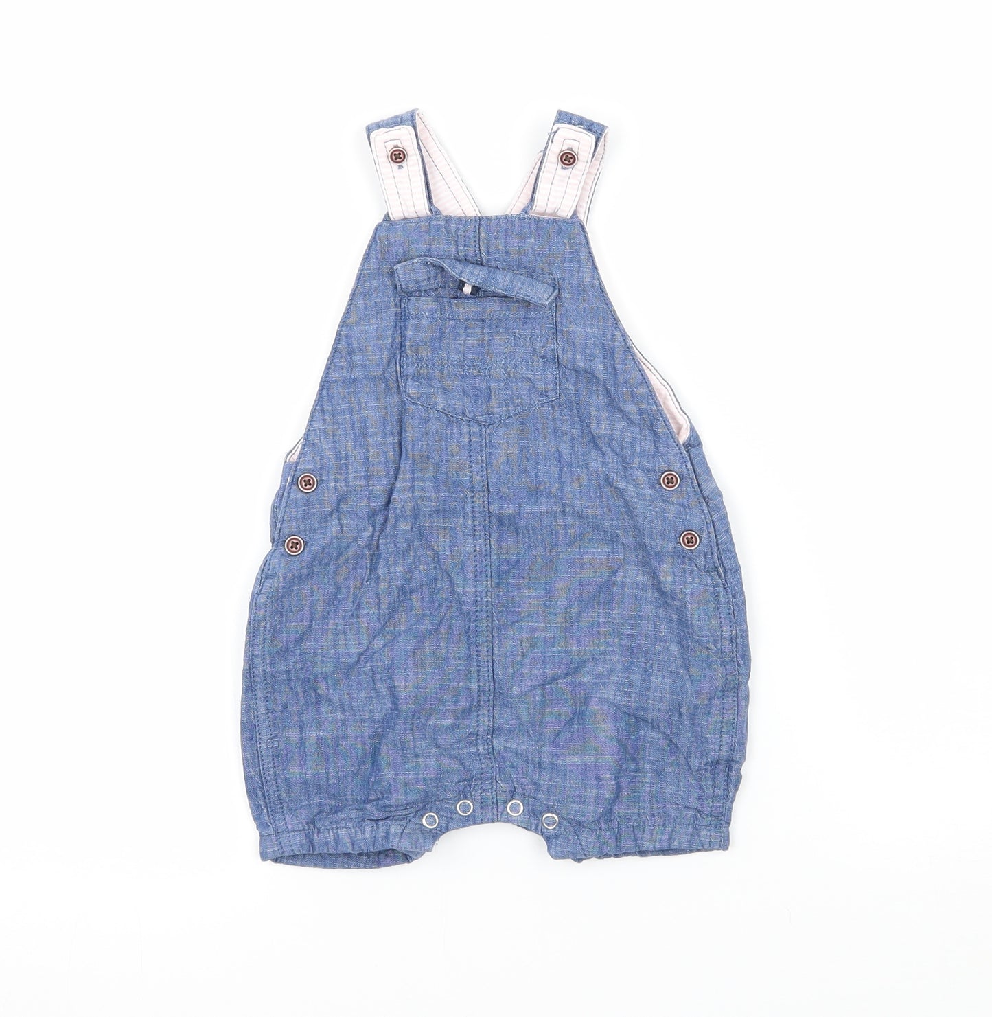NEXT Girls Blue   Dungaree One-Piece Size 3-6 Months