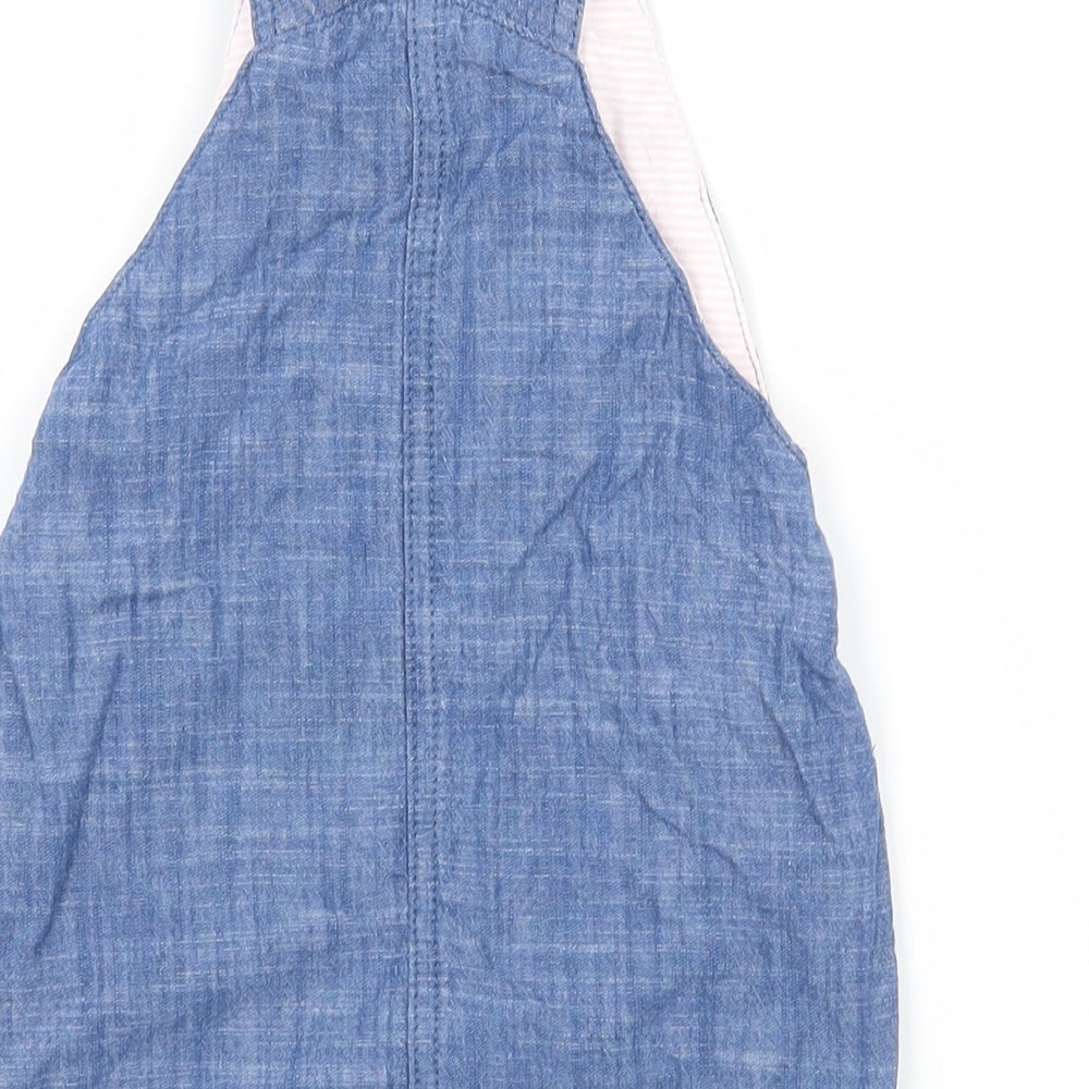 NEXT Girls Blue   Dungaree One-Piece Size 3-6 Months