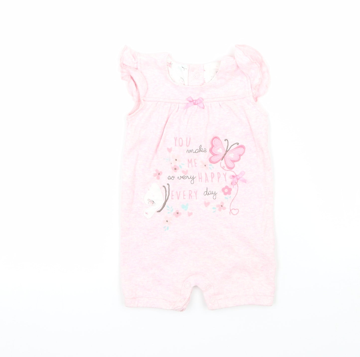 Earlydays Girls Pink   Coverall One-Piece Size 3-6 Months