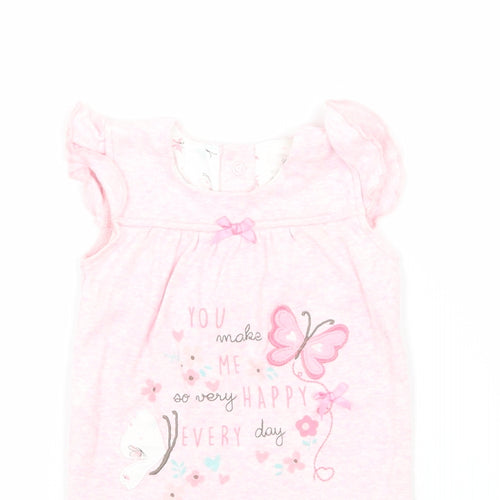 Earlydays Girls Pink   Coverall One-Piece Size 3-6 Months