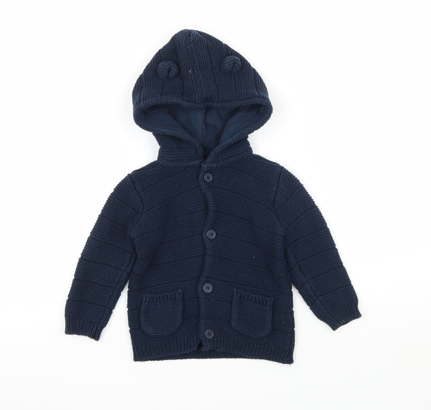 George Baby Blue  Knit Cardigan Jumper Size 6-9 Months