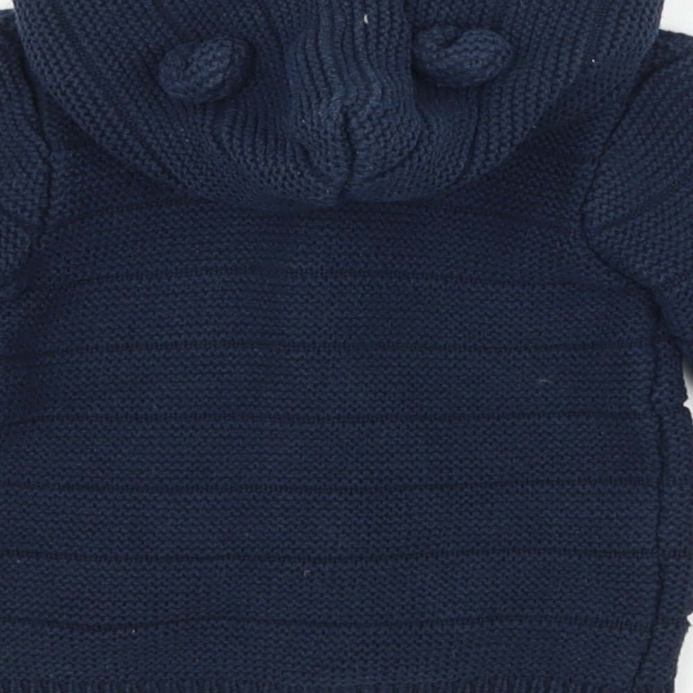George Baby Blue  Knit Cardigan Jumper Size 6-9 Months