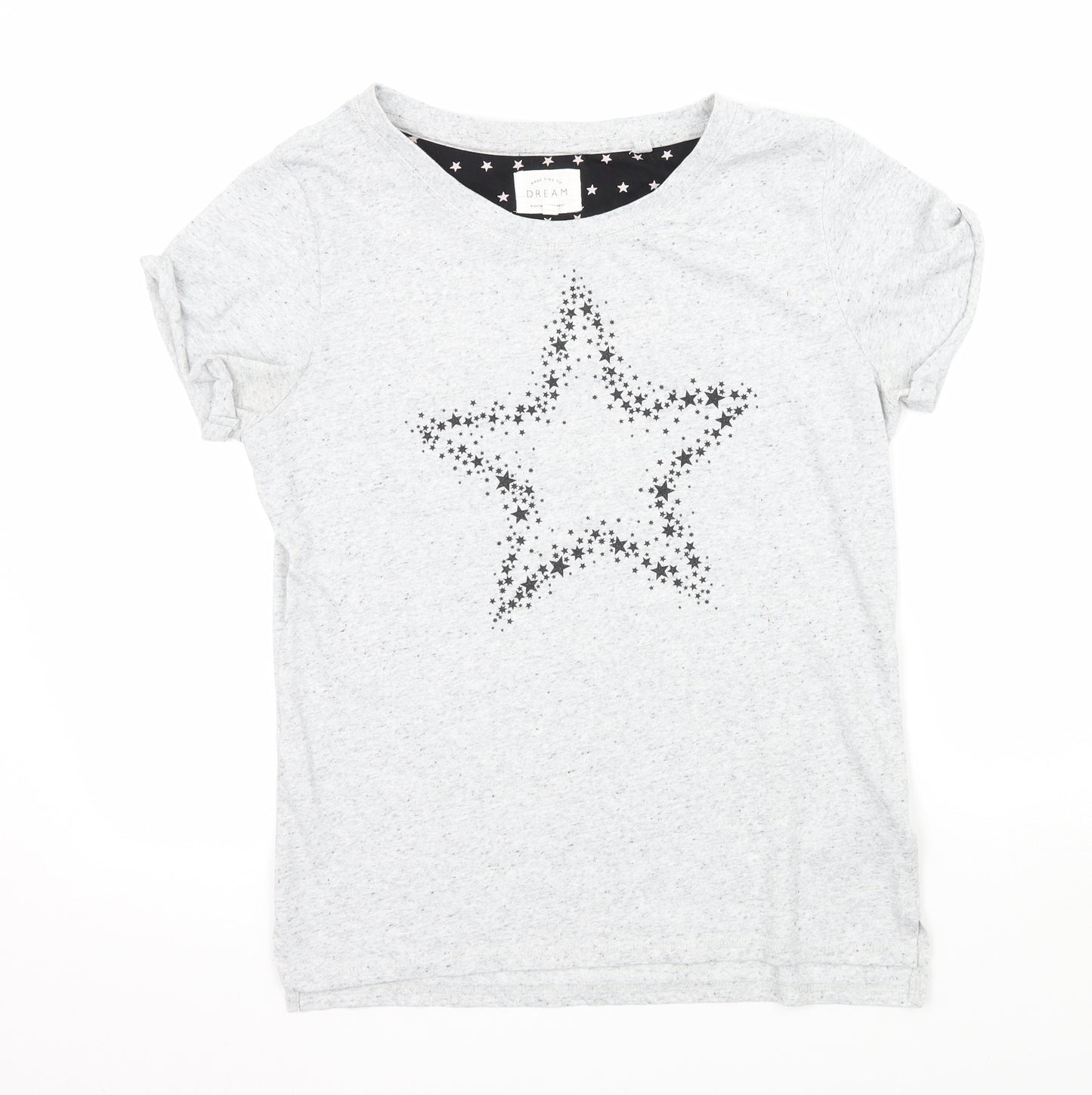 NEXT Womens Grey  Jersey Top Pyjama Top Size XS