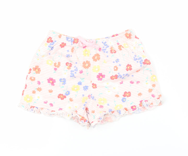 Matalan Girls Pink Floral Jersey  Pyjama Pants Size 2-3 Years