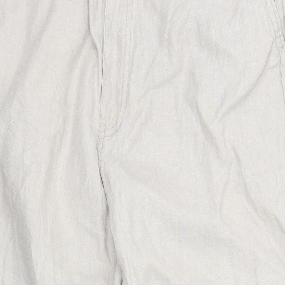 Fat Face Womens Beige   Trousers  Size 12 L23 in - 3/4 leg