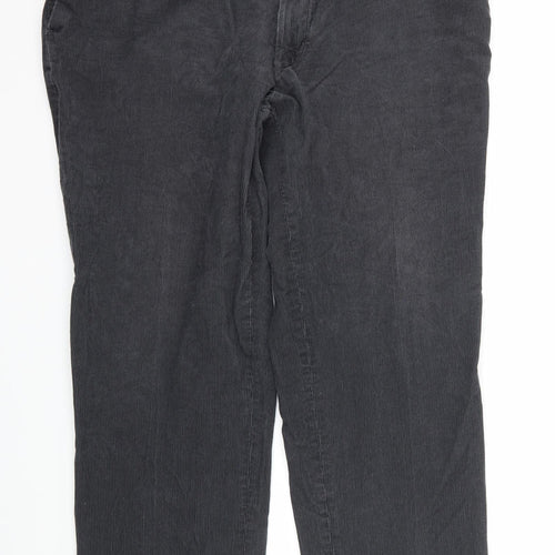M&S Mens Grey  Corduroy Trousers   L31 in