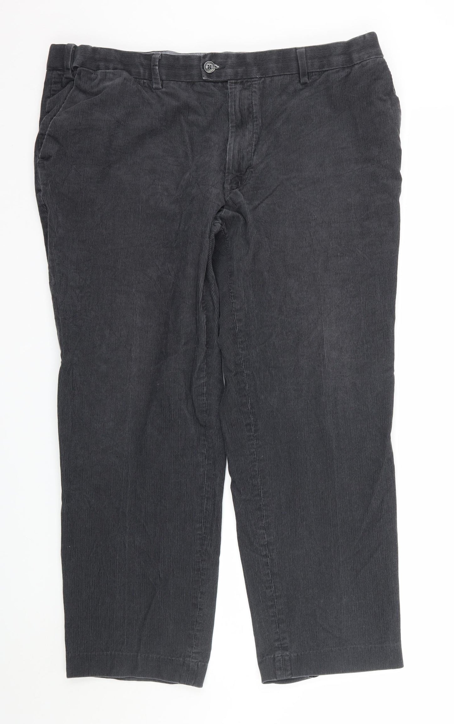 M&S Mens Grey  Corduroy Trousers   L31 in