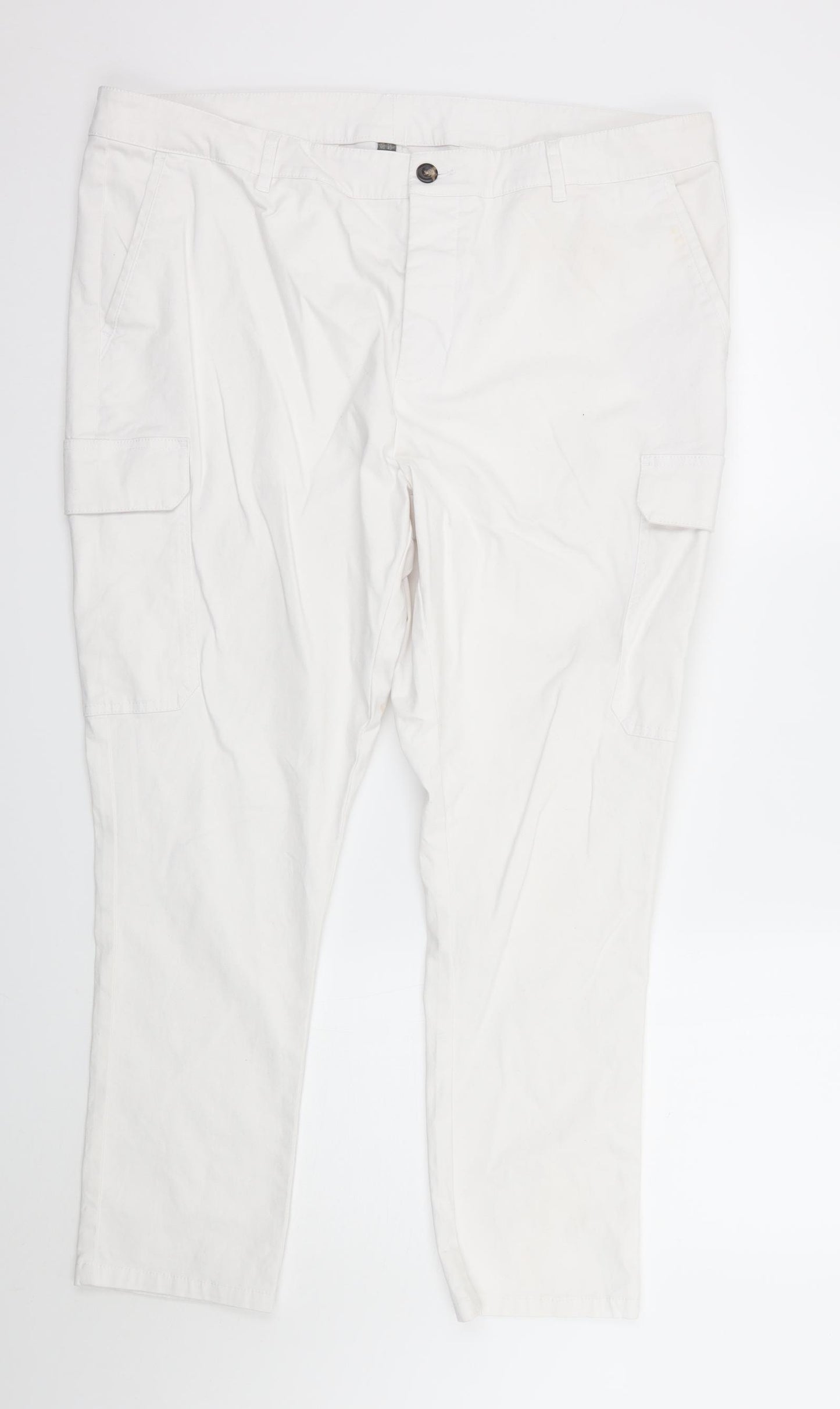 ASOS Mens White  Denim Straight Jeans  L32 in