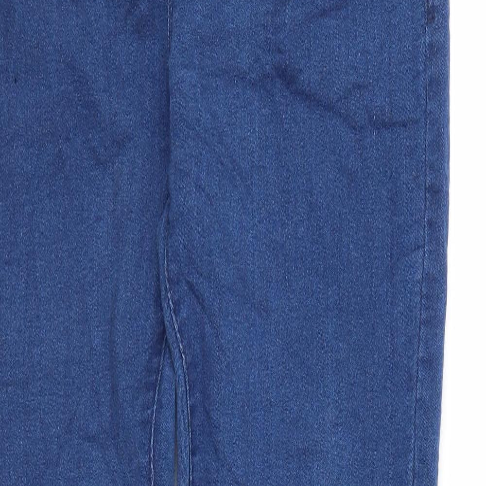 Pep&Co Womens Blue  Denim Jegging Trousers Size 12 L28 in