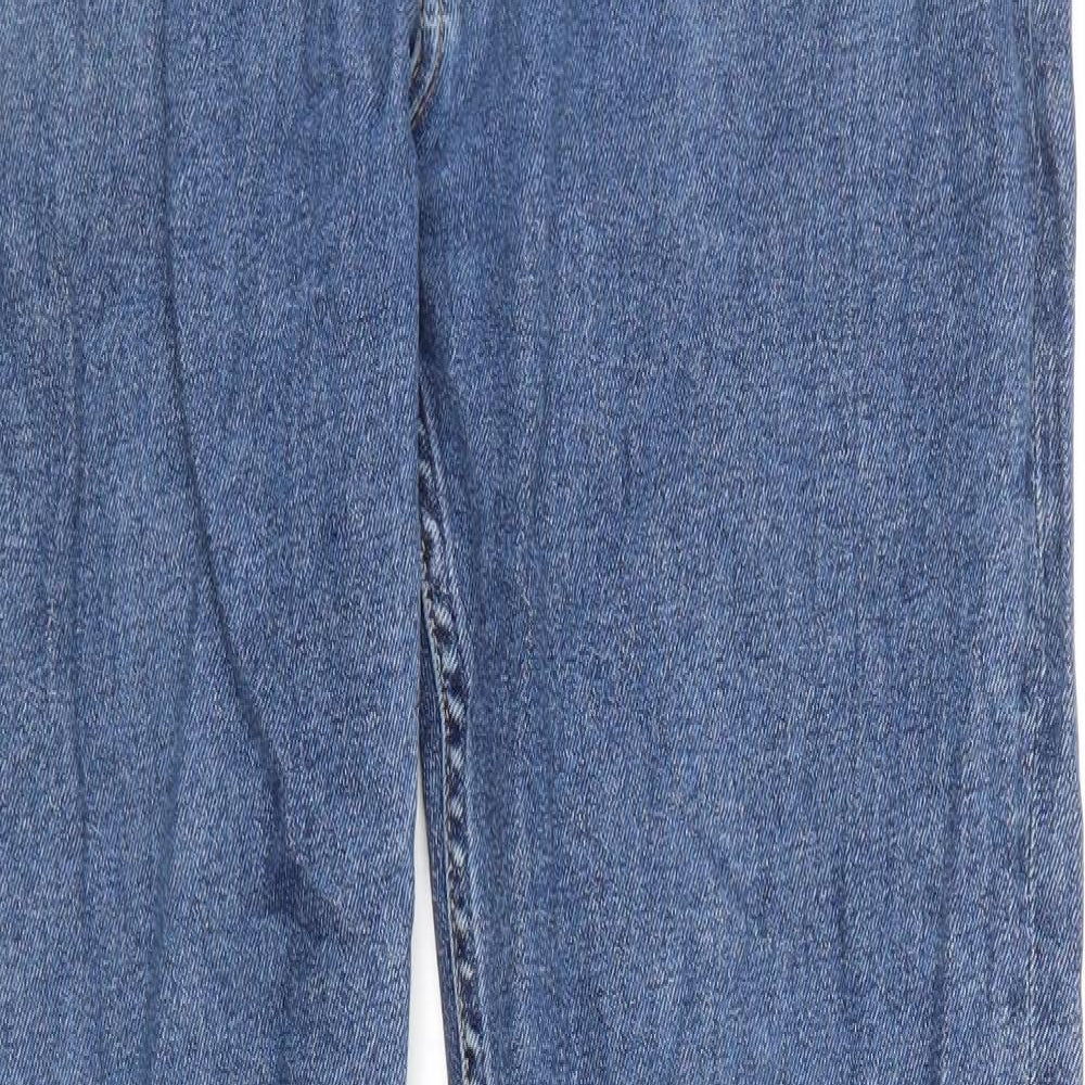 Weekday Mens Blue  Denim Straight Jeans  L30 in