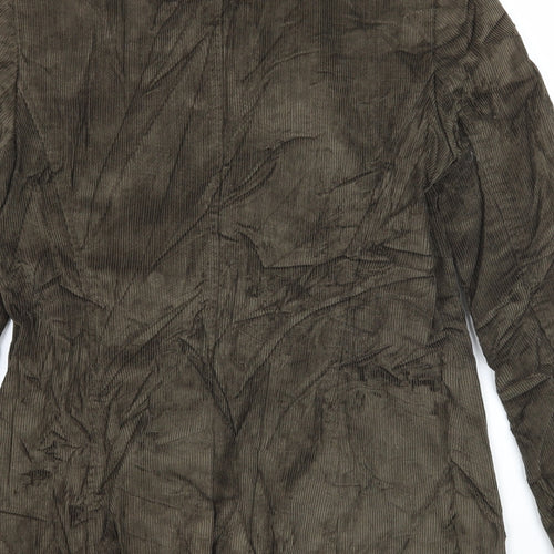 Per Una Womens Brown  Corduroy Jacket Coatigan Size 8