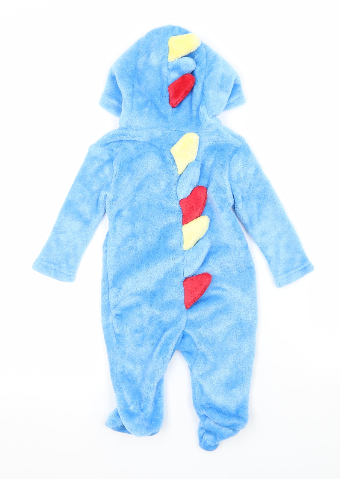 Lily&Jack Boys Blue Solid   One Piece Size 0-3 Months  - dinasour