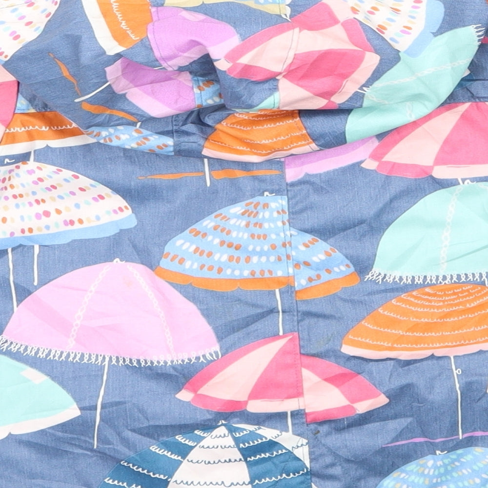 NEXT Girls Multicoloured Geometric  Rain Coat Coat Size 9-12 Months