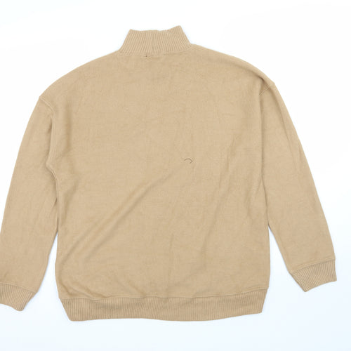 New Look Womens Brown  Knit Pullover Jumper Size S