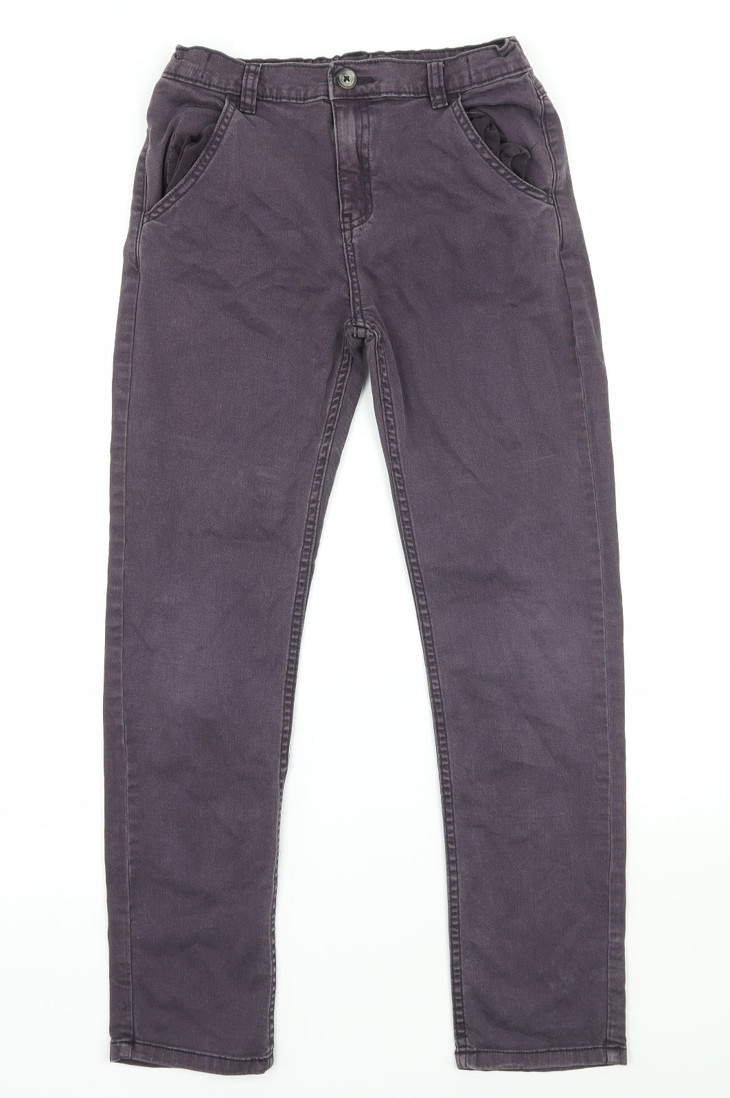 TU Boys Grey  Denim Straight Jeans Size 10 Years