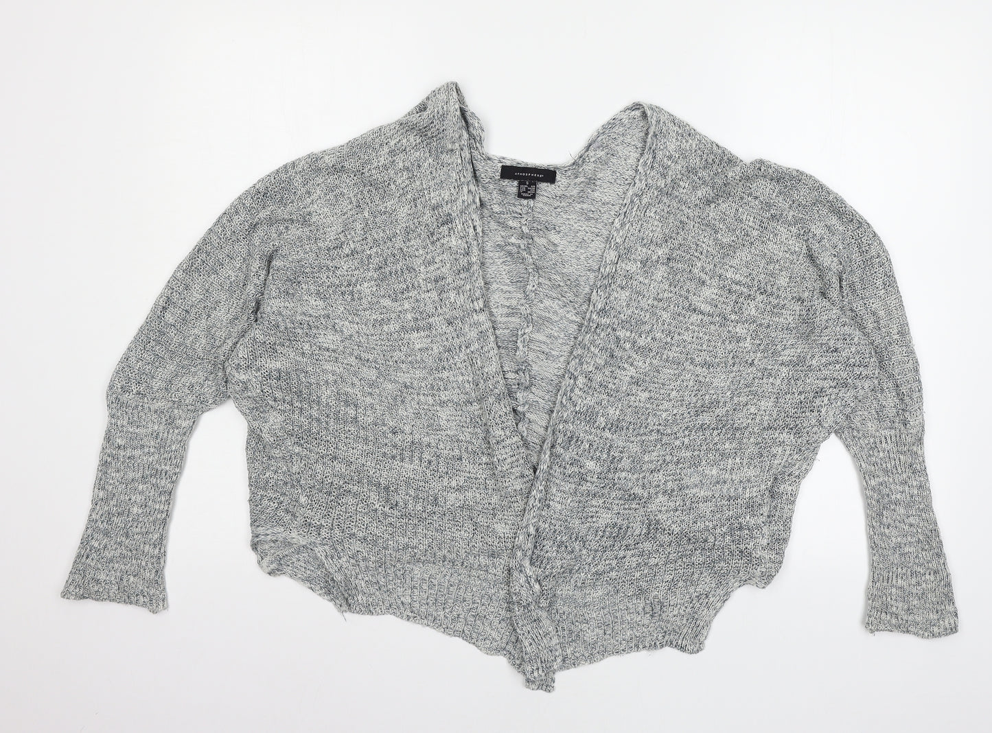 Atmosphere Womens Grey  Knit Cardigan Jumper Size 6