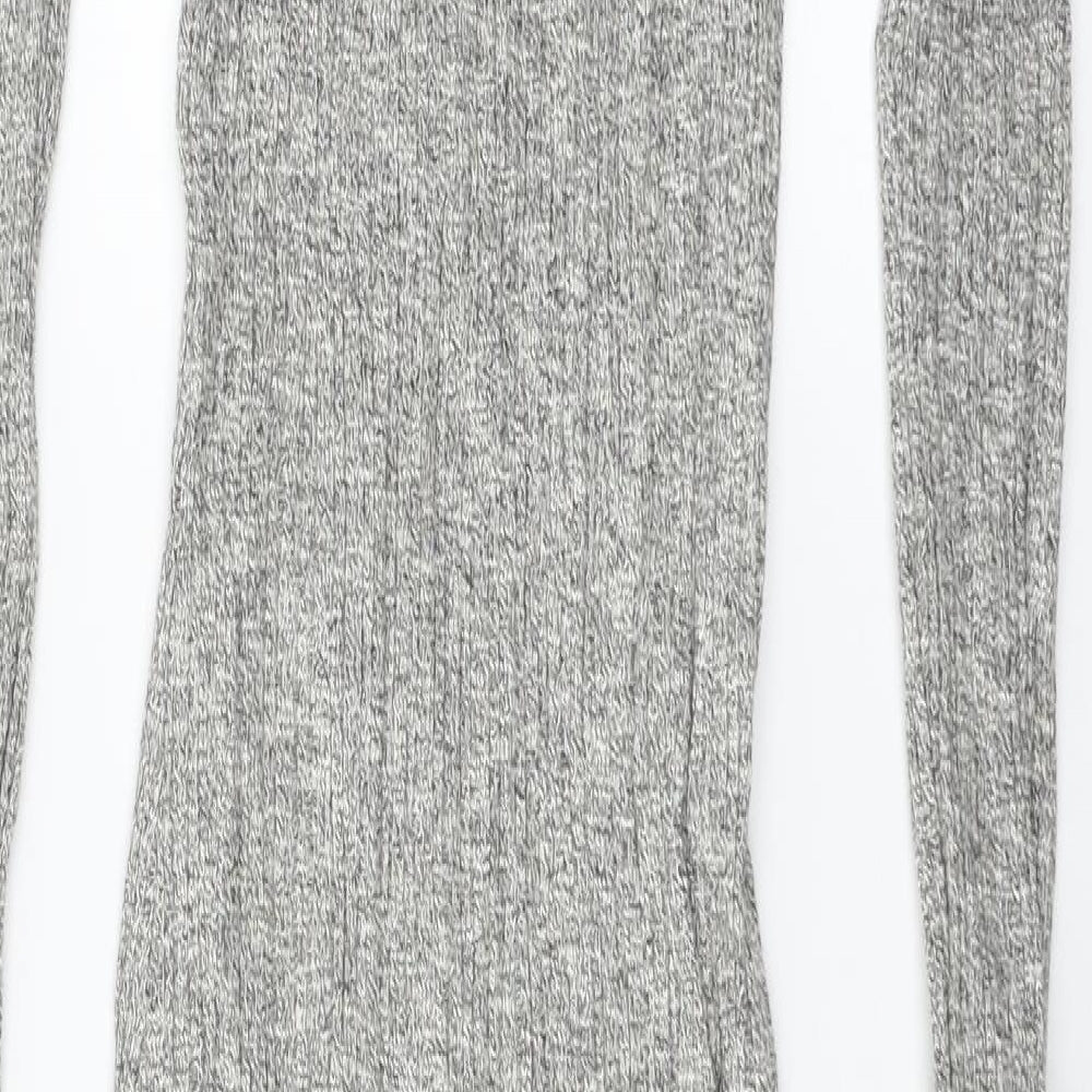 George Womens Grey  Knit Jumper Dress  Size 8