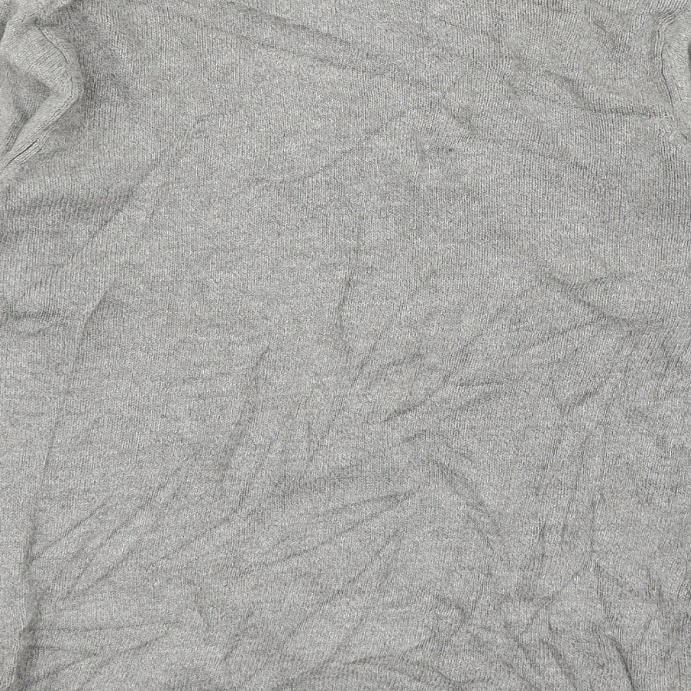 Twisted Soul Mens Grey  Knit Pullover Jumper Size S