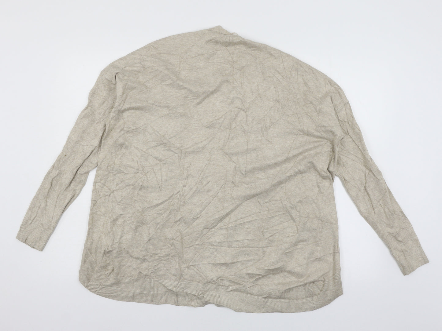 Tezenis Womens Beige  Knit Cardigan Jumper Size M