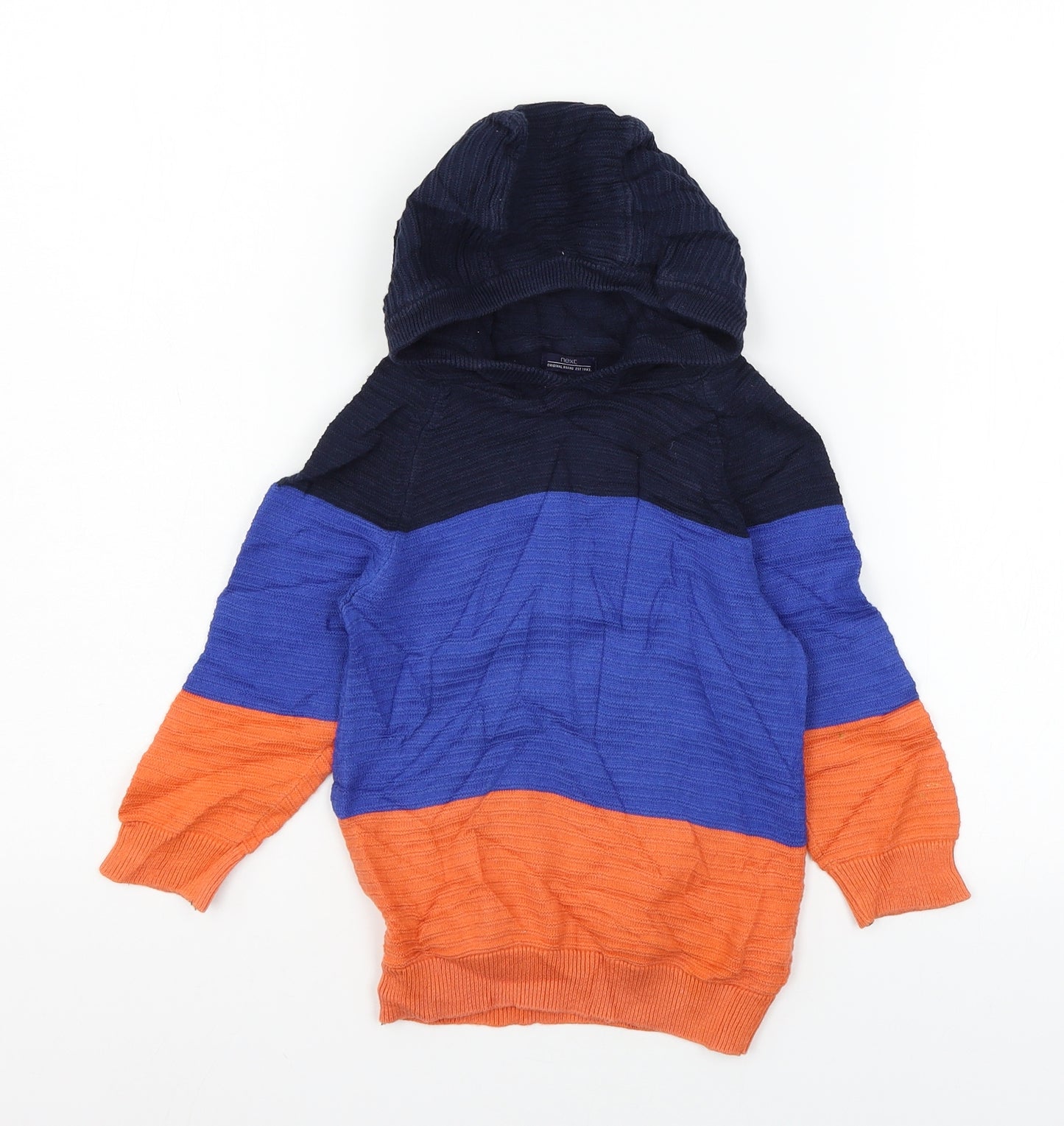 NEXT Baby Multicoloured Striped Knit Pullover Jumper Size 18-24 Months