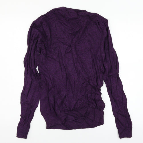 George Mens Purple  Knit Pullover Jumper Size S