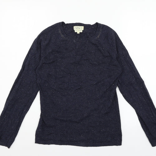 NEXT Womens Blue  Knit Pullover Jumper Size 8