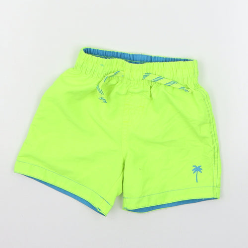 Rebel Boys Green   Sweat Shorts Size 2-3 Years