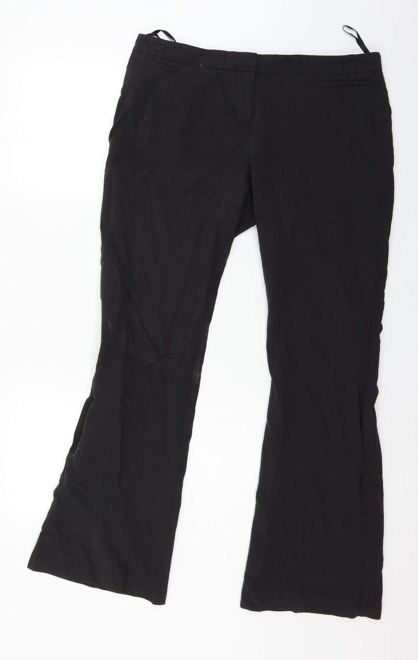 George Womens Black   Trousers  Size 14 L29 in