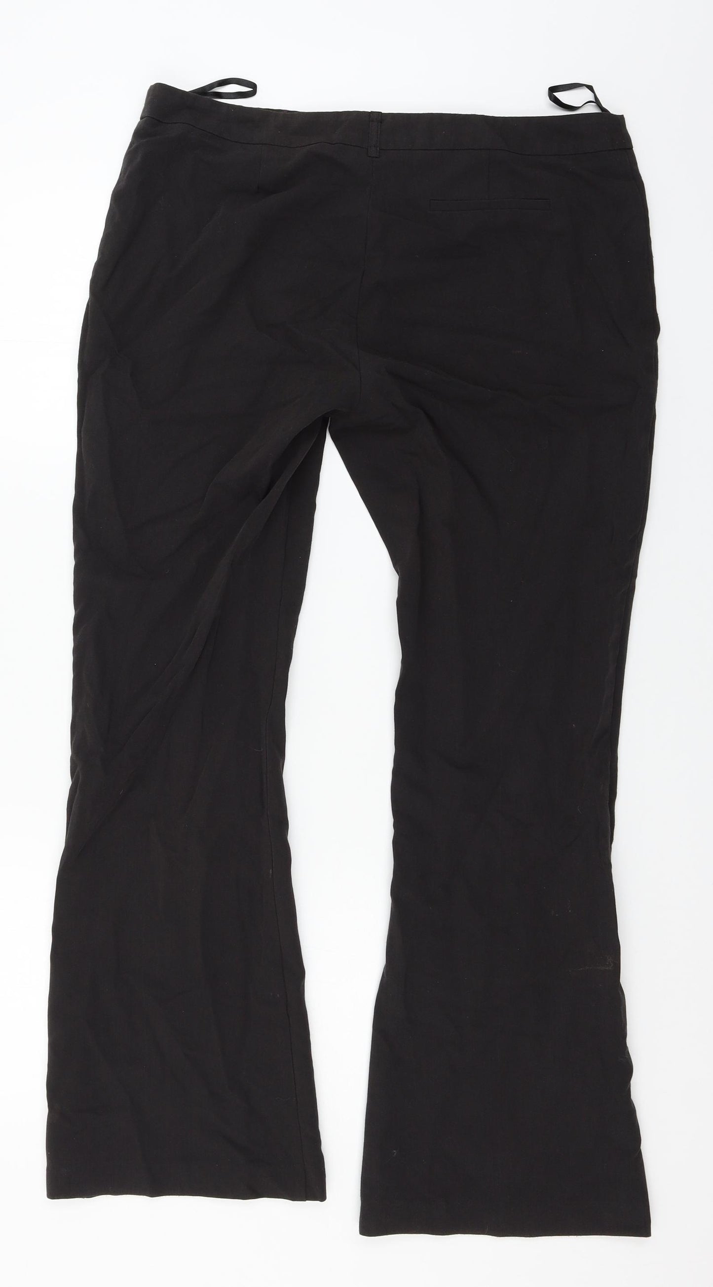 George Womens Black   Trousers  Size 14 L29 in