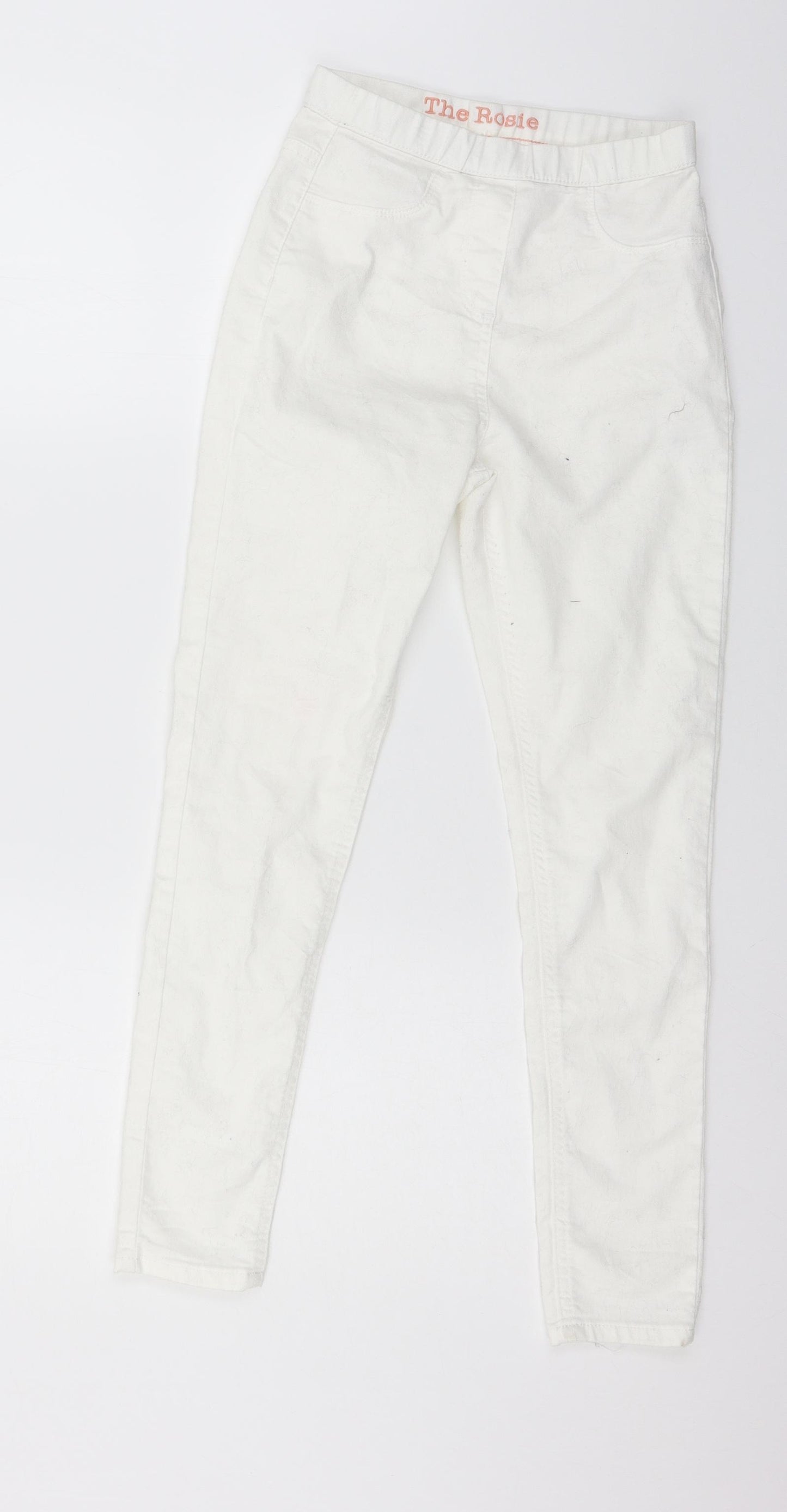 Matalan Girls White  Denim Jegging Jeans Size 12 Years
