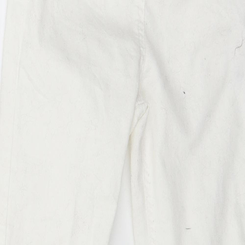 Matalan Girls White  Denim Jegging Jeans Size 12 Years