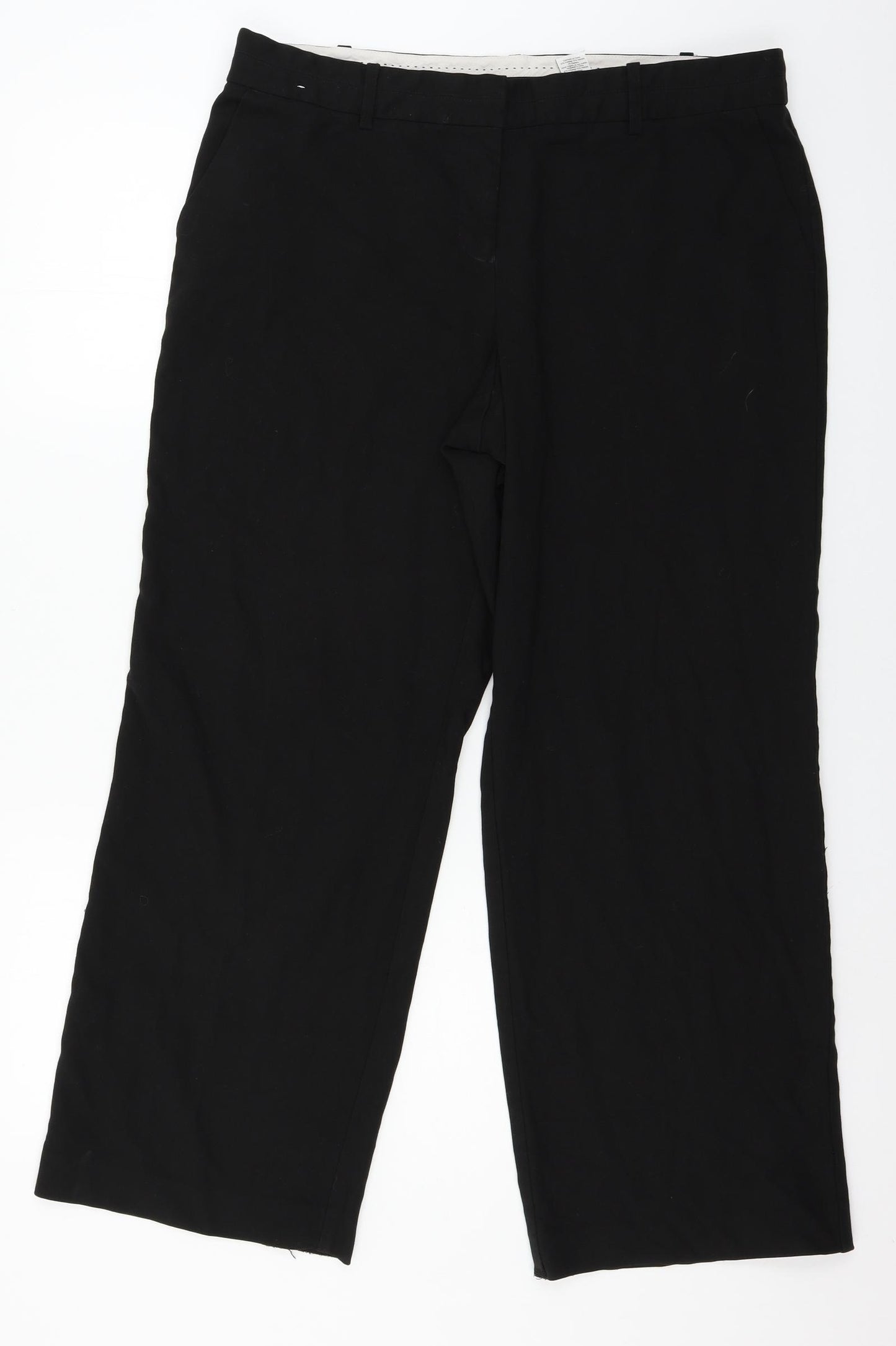 NEXT Womens Black   Trousers  Size 16 L26 in