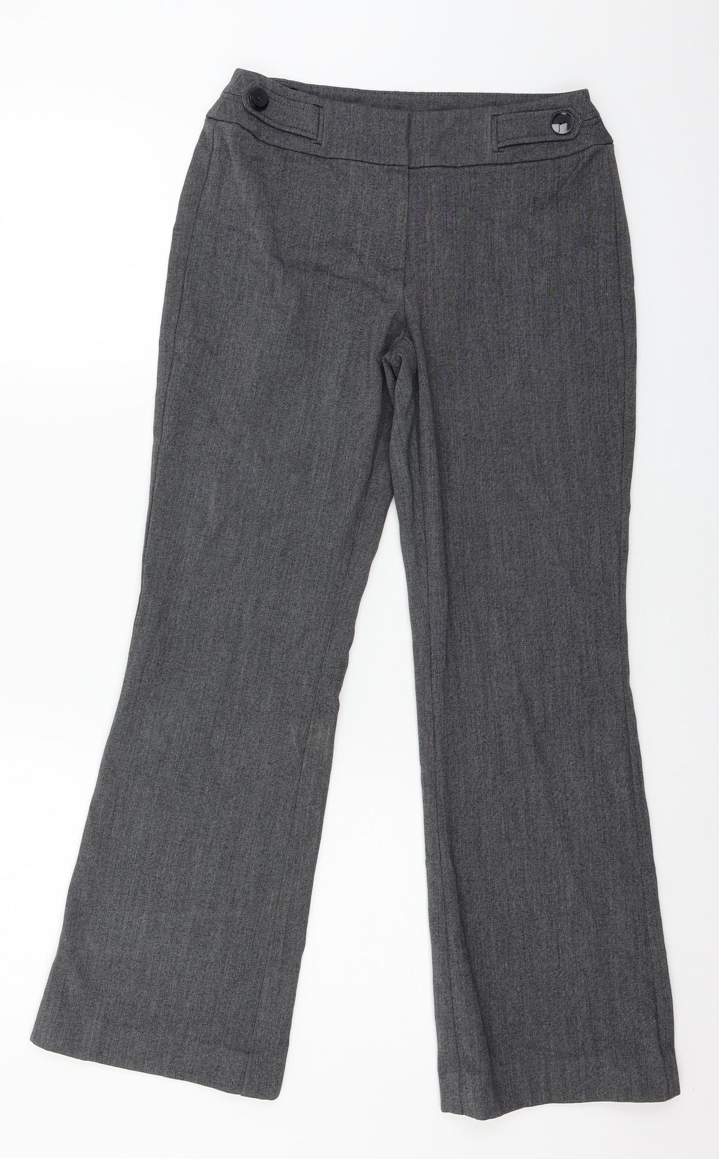 Debenhams Womens Grey   Trousers  Size 6 L27 in
