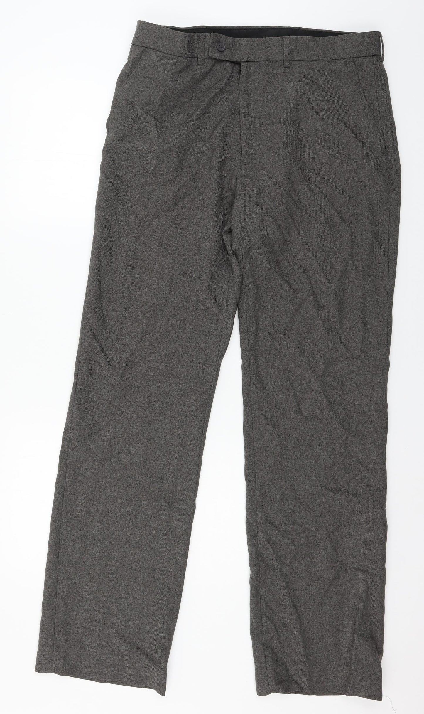 George Mens Grey   Trousers  Size 34 in L33 in