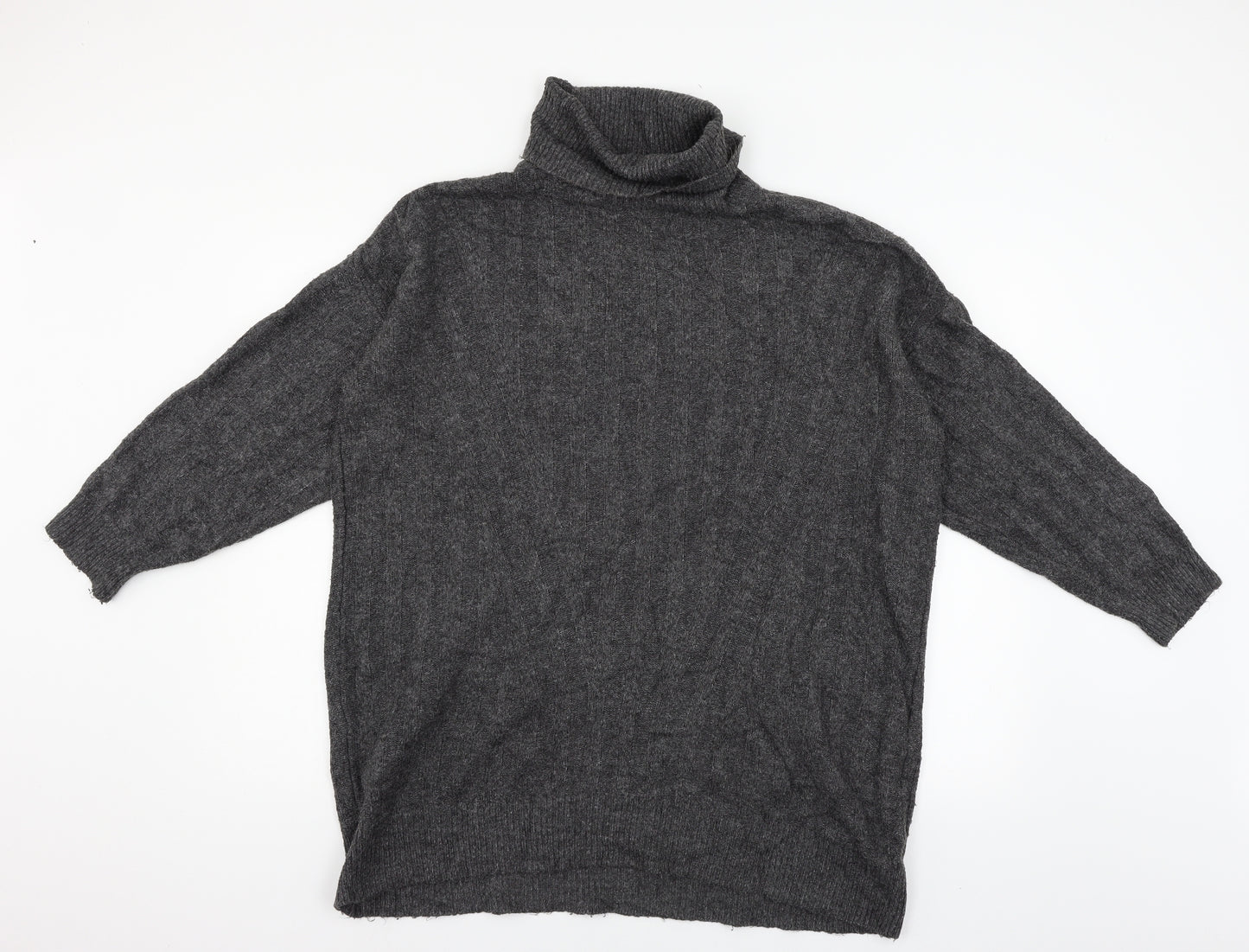 F&F Womens Grey  Knit Pullover Jumper Size 14