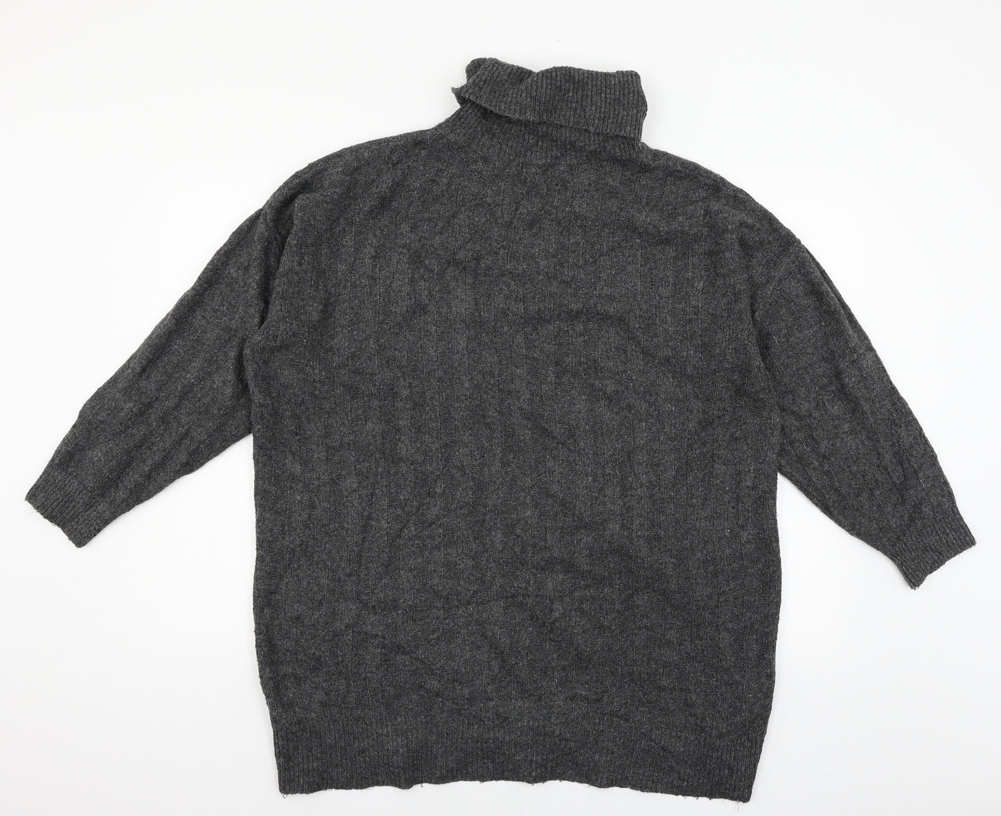 F&F Womens Grey  Knit Pullover Jumper Size 14