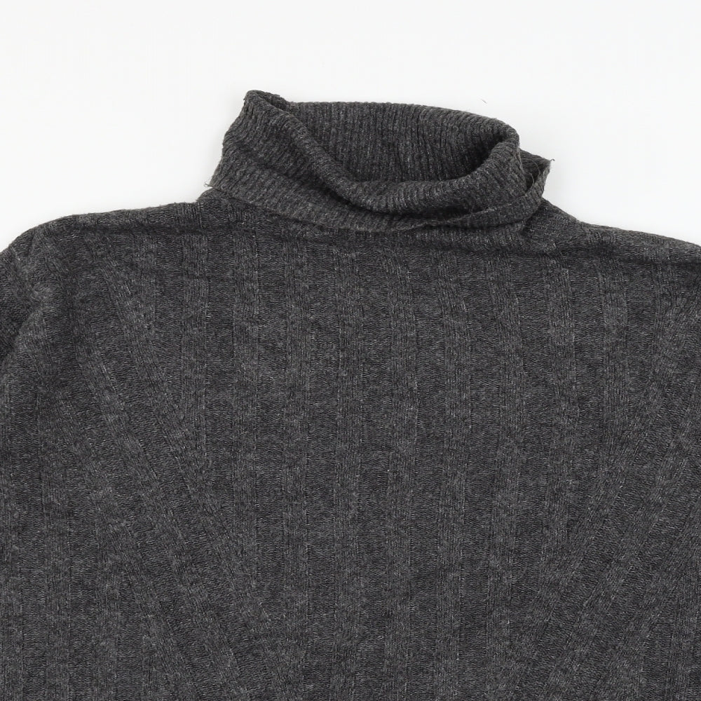 F&F Womens Grey  Knit Pullover Jumper Size 14