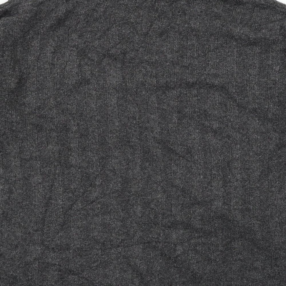 F&F Womens Grey  Knit Pullover Jumper Size 14