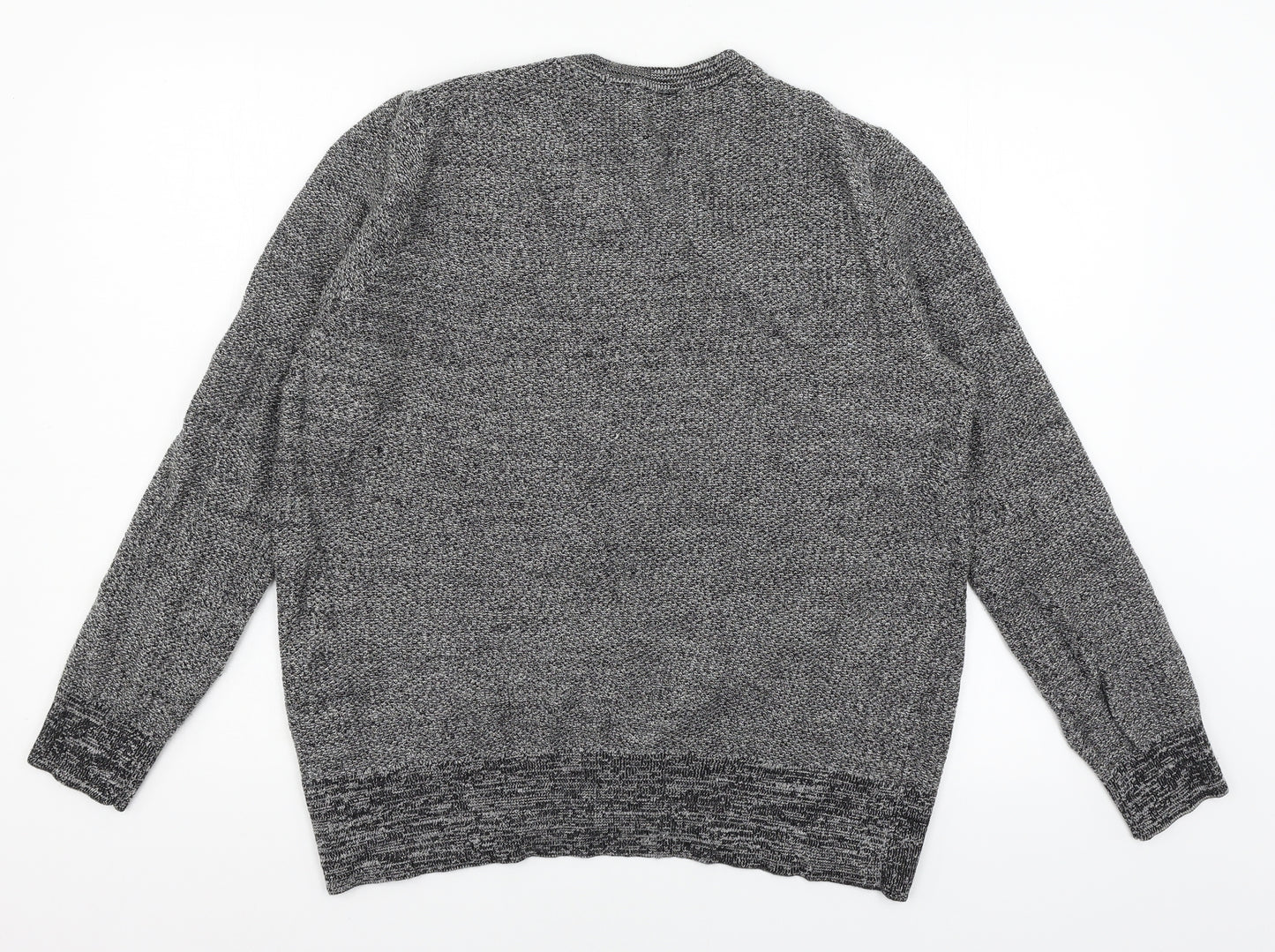 Linea Womens Grey  Knit Pullover Jumper Size XL